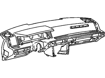 GM 10147657 Pad Assembly, Instrument Panel Trim *Sapphire V/D