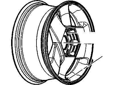 GMC Envoy Spare Wheel - 9594594