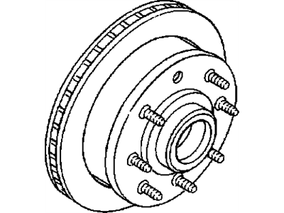 1992 GMC G3500 Brake Disc - 15674408