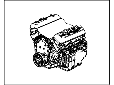 GM 89018141 Engine Asm,Gasoline 4.3L (Lu3) Remanufacture