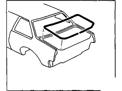 GM 20471803 Weatherstrip,Rear Compartment Lid
