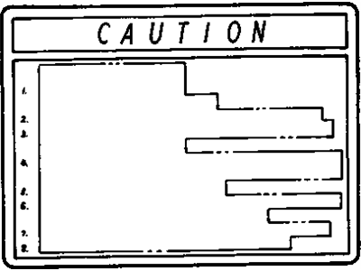 GM 94852728 Label,Spare Wheel Caution