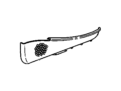 GM 89038948 Pocket,Front Side Door Map *Gray