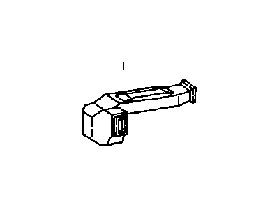 GM 15554530 Duct,Instrument Panel Outer Air Outlet