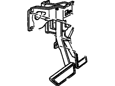 GM 52365778 Pedal Assembly, Brake & Accelerator (W/ Bracket)