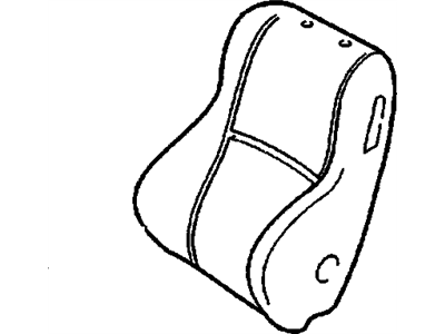 GM 92146827 Pad,Front Seat Back Cushion