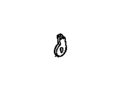 GM 12549129 Lever,Front Side Door Lock Cyl