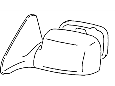 2005 Pontiac Vibe Side View Mirrors - 88969941