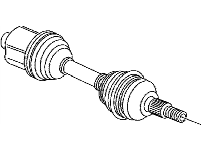 2008 Chevrolet Malibu Axle Shaft - 22873498