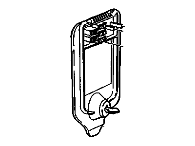 GM 15025316 Cover Assembly, Instrument Panel Fuse Block Access Hole *Graphite