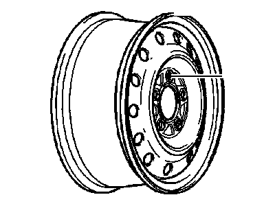 2003 Pontiac Grand Prix Spare Wheel - 9593613