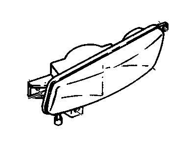 1998 Cadillac Catera Fog Light - 9117666