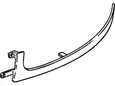 GM 90525575 Filler,Headlamp Opening *Primed