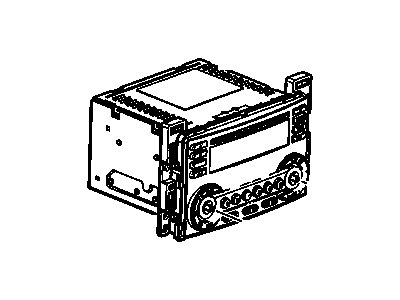 GM 15793373 Radio Assembly, Amplitude Modulation/Frequency Modulation Stereo & Clock & Audio Disc