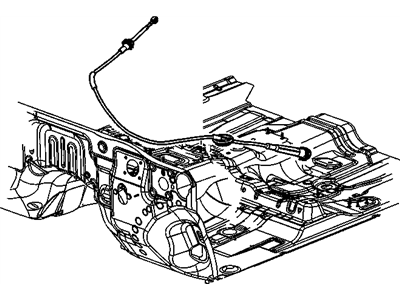 GM 15854668 Automatic Transmission Range Selector Lever Cable Assembly