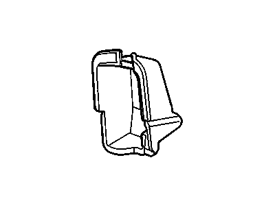 96839994 GM Insulator, Center Pillar Inner Panel Lower Illustration 1 of 1