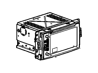 GM 25870775 Radio Assembly, Amplitude Modulation/Frequency Modulation Stereo & Audio Disc Player