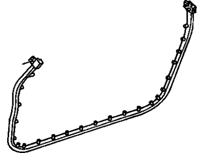 1987 Chevrolet Corvette Door Seal - 17986019