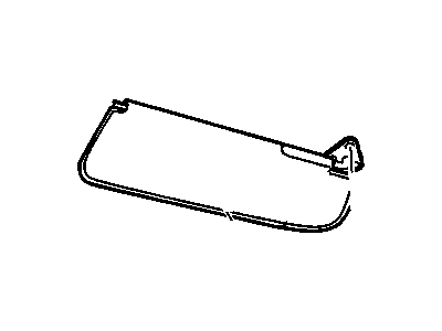GM 15827796 Sunshade Assembly *Shale 15827796 GM Sunshade Assembly *Shale Illustration 1 of 1
