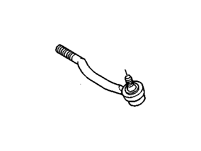 1998 Cadillac Catera Tie Rod End - 90510653