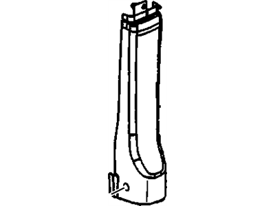 GM 25866850 Molding Assembly, Center Pillar Lower Garnish *Medium Duty Dark Ptr Ii 25866850 GM Molding Assembly, Center Pillar Lower Garnish *Medium Duty Dark Ptr Ii Illustration 1 of 1