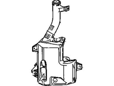 GM 88958119 Container,Windshield Washer Solvent (Less Pump, Level Sensor, & Cap)