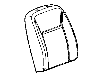 GM 88996402 Cover Asm,Passenger Seat Back Cushion *Titanium