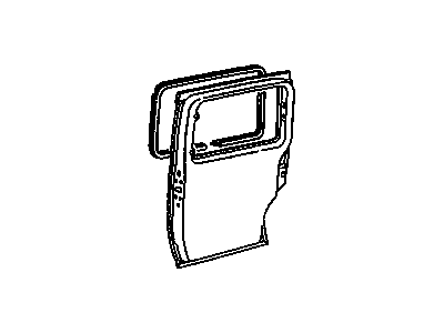 2002 Oldsmobile Silhouette Door Seal - 10353840