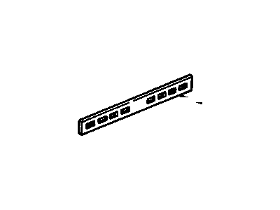 GM 10132965 Reinforcement, Rear End Fascia Lower