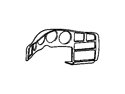 GM 22581933 PLATE, Instrument Cluster