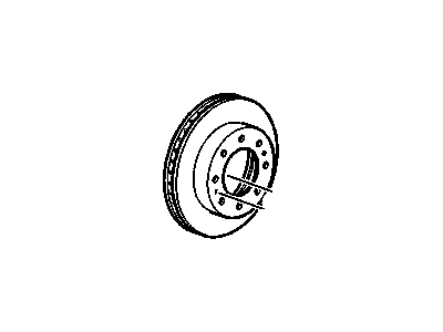 GM 23127614 Front Brake Rotor