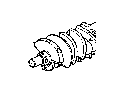 GM 89017574 Engine Crankshaft