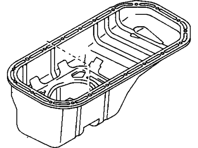 1992 Chevrolet Prizm Oil Pan - 94847296