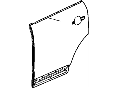 GM 20890806 Panel,Rear Side Door Outer