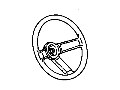 1991 Buick Regal Steering Wheel - 17996329