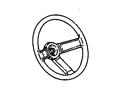 1992 Buick Regal Steering Wheel - 17998693