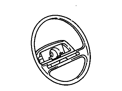 1992 Buick Regal Steering Wheel - 17987330