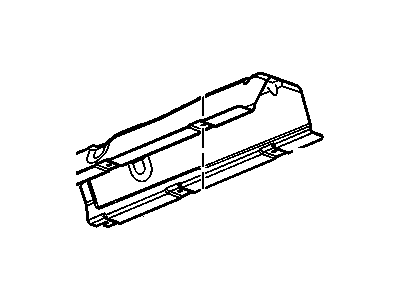 GM 25925238 Shield,Exhaust Heat (At Intermediate Floor Panel)