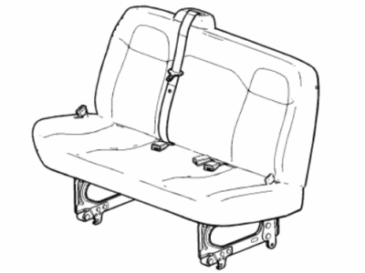 2008 Chevrolet Express Seat Belt - 19369262