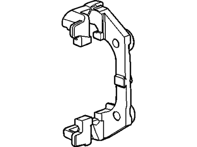 Chevrolet Cobalt Brake Caliper Bracket - 25869424