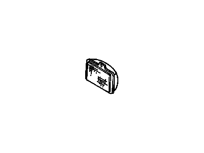 GM 16512632 Lamp, Front Fog W/O Bckt