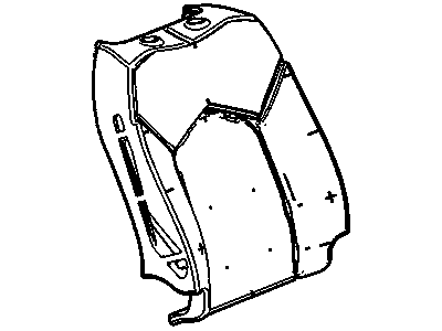 Cadillac SRX Seat Cushion Pad - 22866940