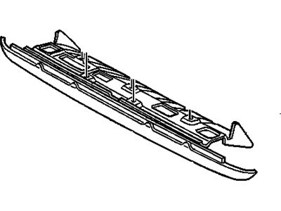 GM 10442031 Deflector, Radiator Air Lower