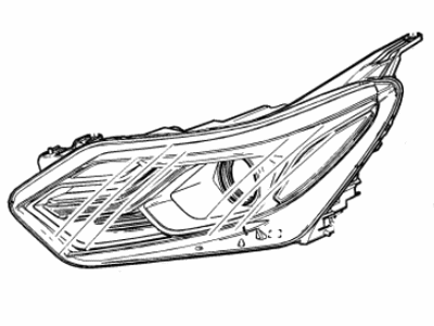 GM 84949293 Headlamp Assembly, Front