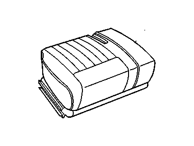 GM 12532994 COVER, Rear Seat Cushion