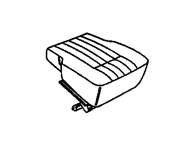 GM 12534686 COVER, Rear Seat Cushion