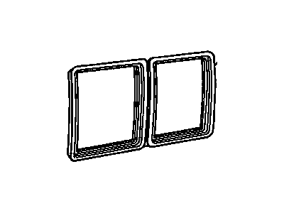 GM 14014945 Weatherstrip, Body Side Front Window