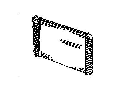 1998 Chevrolet S10 Radiator - 52473676