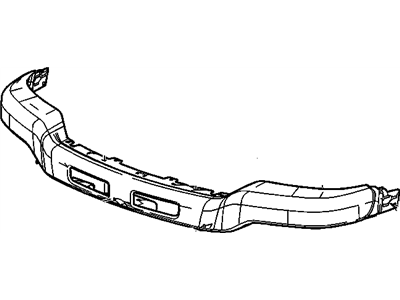 GM 15098990 Bar, Front Bumper Imp (With Full Backside Coating)