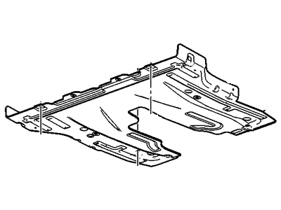 GM 23451794 Shield,Front Compartment Splash